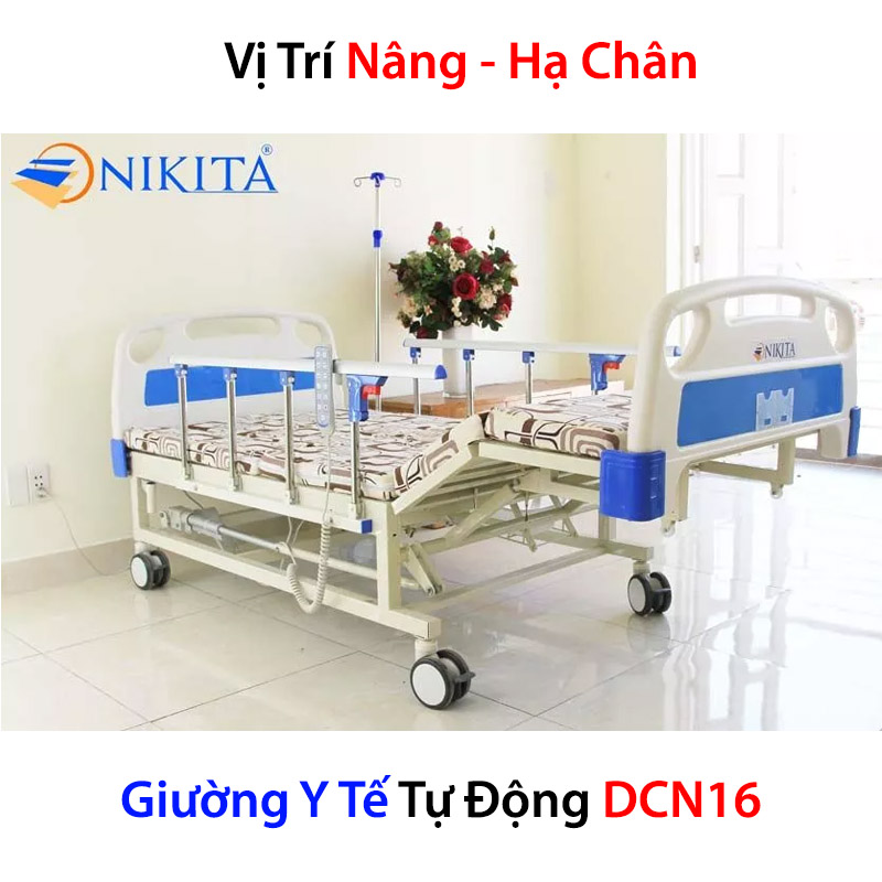 Chức năng nâng chân giường y tế DCN16 Chức năng nâng chân giường y tế DCN16
