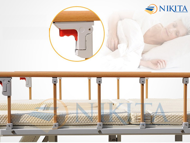 Thanh chắn hai bên giường bệnh tách xe lăn DCN09 Thanh chắn hai bên giường bệnh tách xe lăn DCN09
