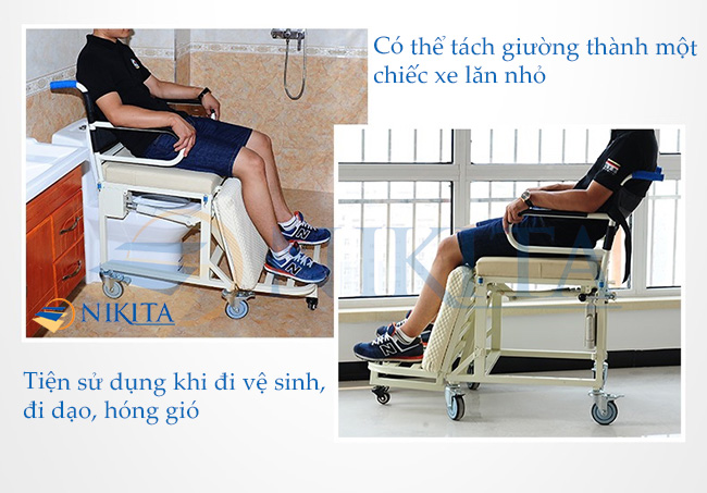 Chức năng xe lăn giường DCN09 Chức năng xe lăn giường DCN09