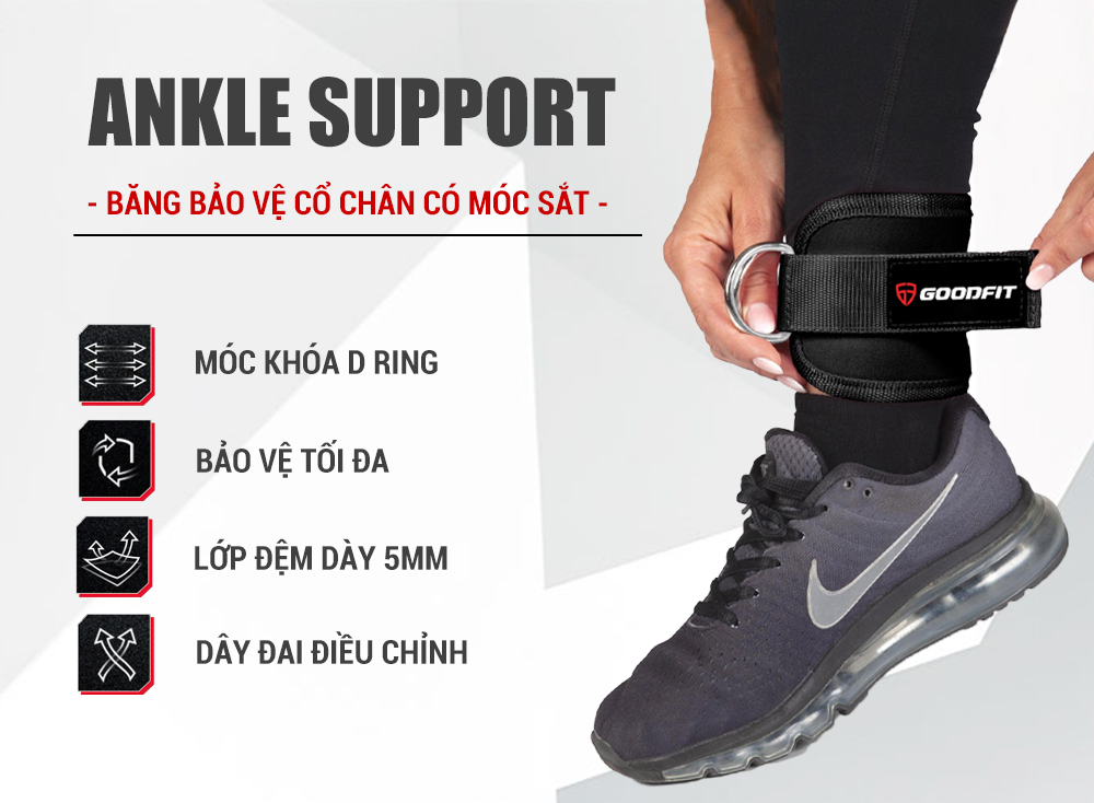Băng bảo vệ cổ chân GoodFit GF615A băng bảo vệ cổ chân