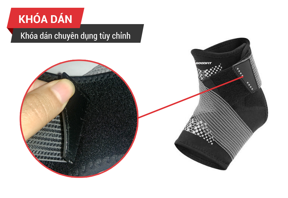 băng bảo vệ cổ chân, mắt cá chân goodfit GF613A băng bảo vệ cổ chân, mắt cá chân goodfit GF613A