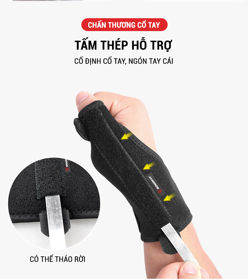 Bang nep co dinh ngon tay cai co tay GoodFit GF305W 1 03 Bang nep co dinh ngon tay cai co tay GoodFit GF305W 1 03