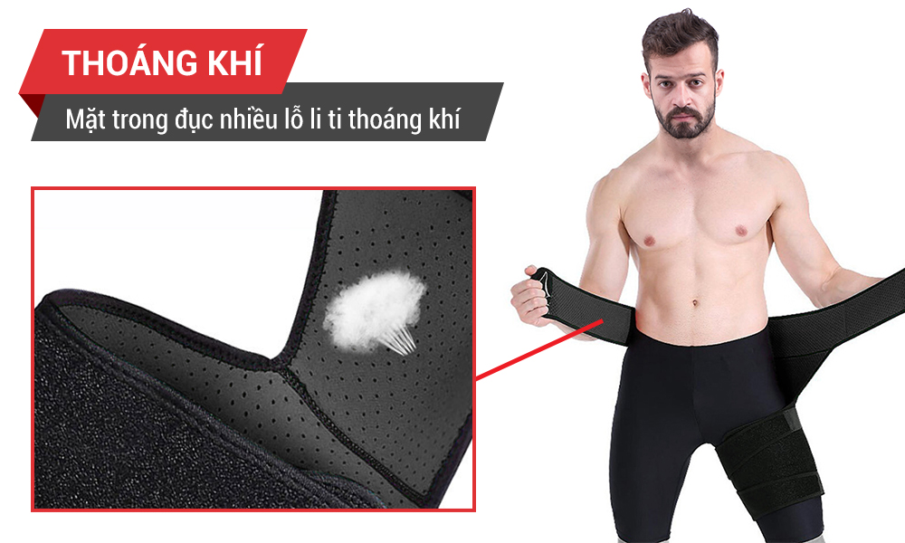 Đai bảo vệ đùi, khung chậu, khớp háng GoodFit GF501T Đai bảo vệ đùi, khung chậu, khớp háng GoodFit GF501T
