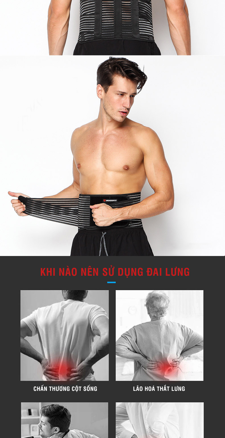Dai lung cot song co thanh nep co gian thoang khi GoodFit GF725WS 7 Dai lung cot song co thanh nep co gian thoang khi GoodFit GF725WS 7