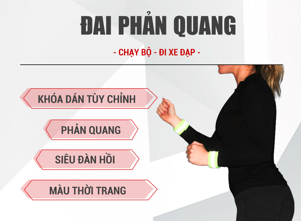 đai phản quang đeo tay đeo chân đai phản quang đeo tay đeo chân