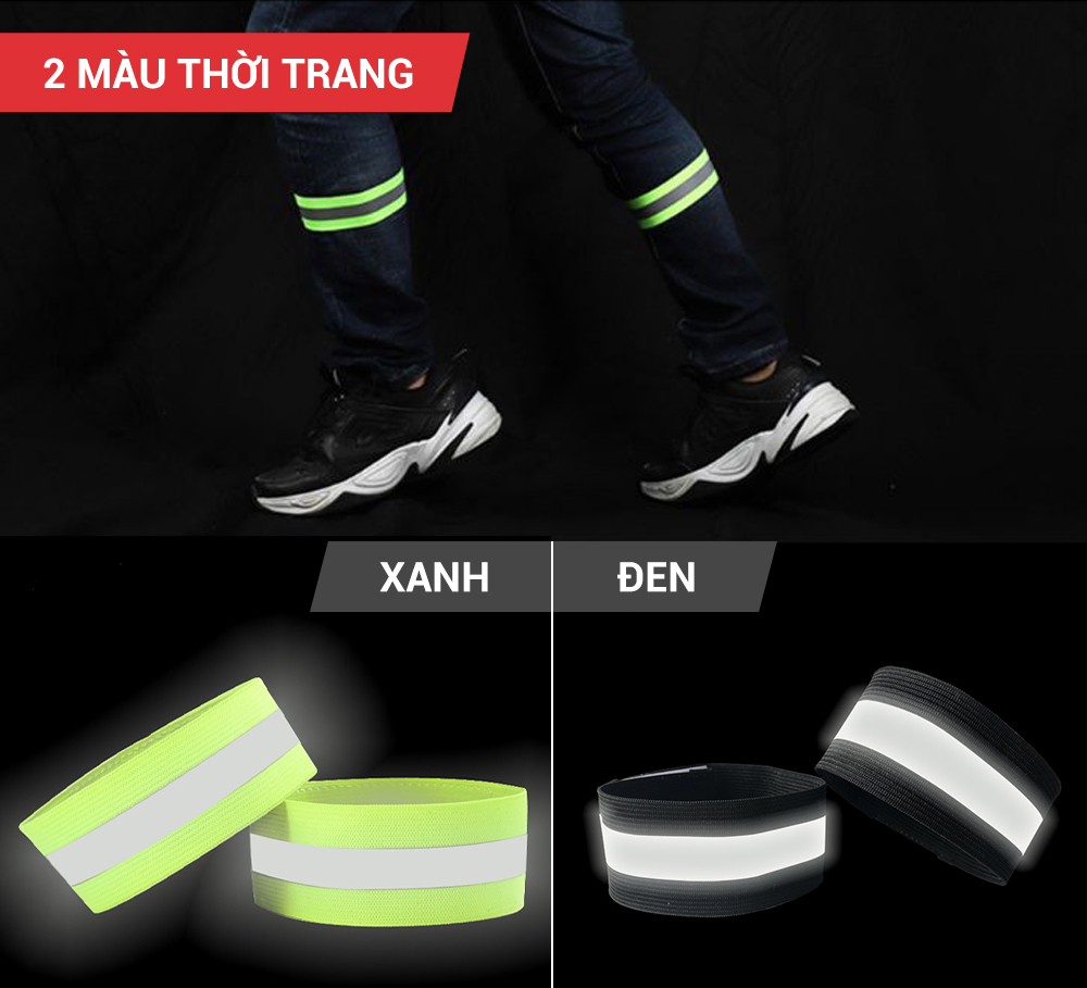 đai phản quang đeo tay đeo chân đai phản quang đeo tay đeo chân
