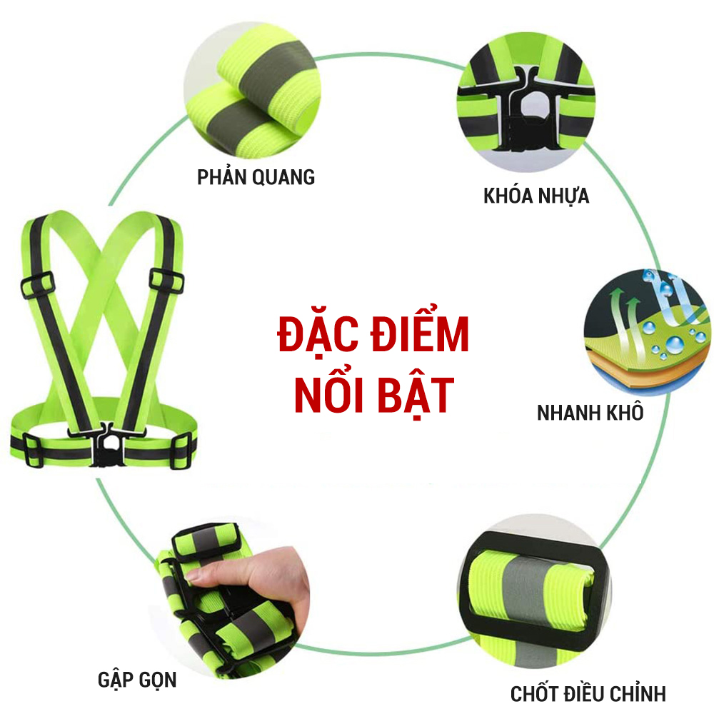 dây đai phản quang dây đai phản quang
