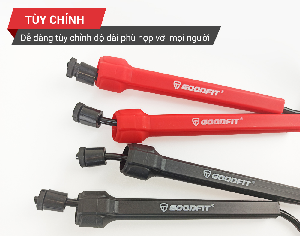Day nhay the duc day nhay giam can chinh hang GoodFit GF902JR 4 Dây nhảy thể dục, dây nhảy giảm cân chính hãng GoodFit GF902JR