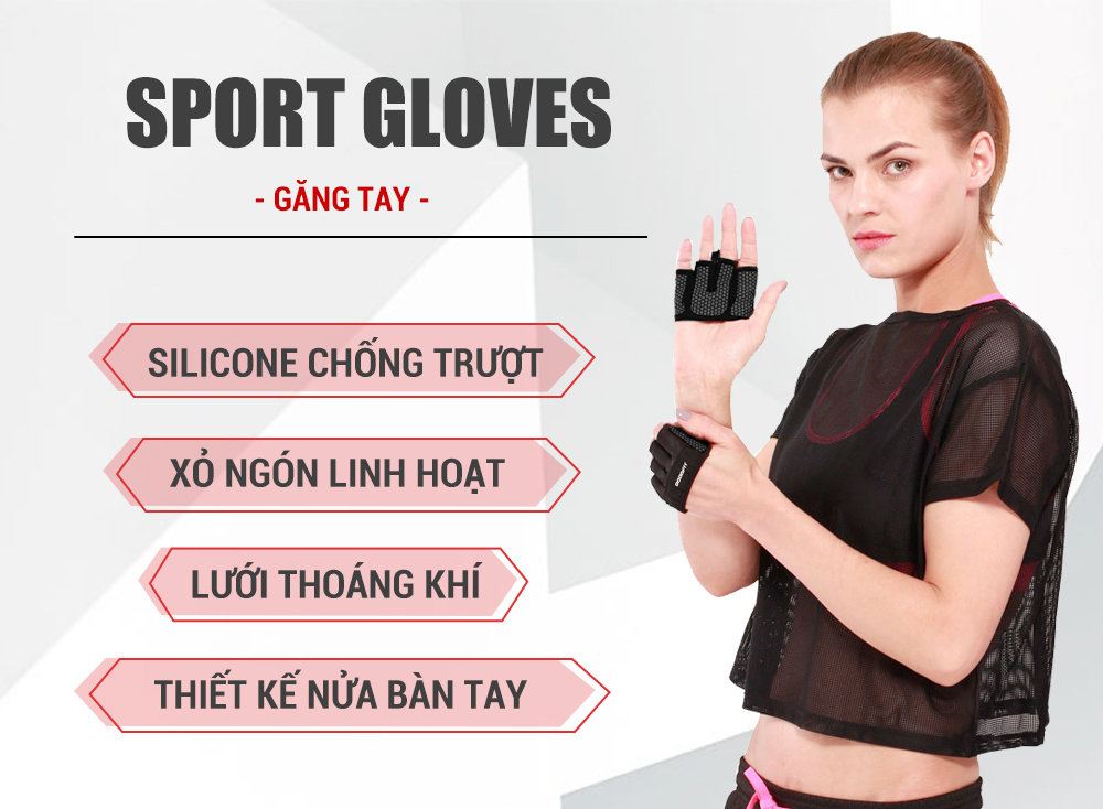 găng tay tập Gym GoodFit GF204G găng tay tập Gym GoodFit GF204G