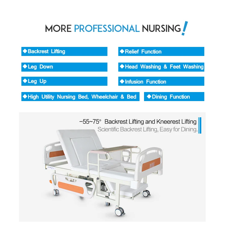 Y tế đồ nội thất bị vô hiệu hóa chăm sóc tự động bệnh viện giường có thể điều chỉnh để sử dụng nhà