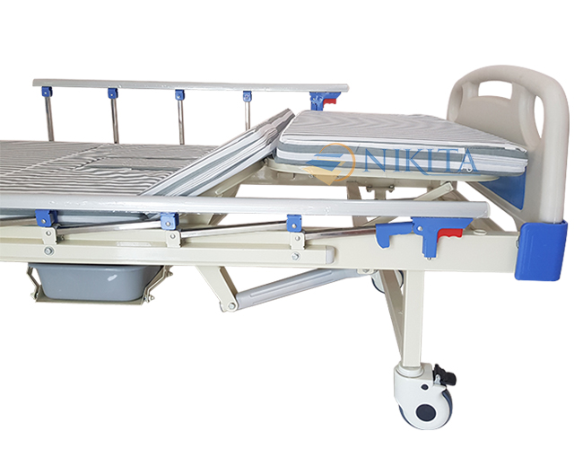 Vị trí bô vệ sinh giường NKT-DCN03 Vị trí bô vệ sinh giường y tế NKT-DCN03