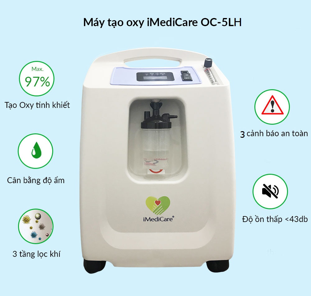 Máy tạo oxy iMediCare OC-5Lh 5Lít