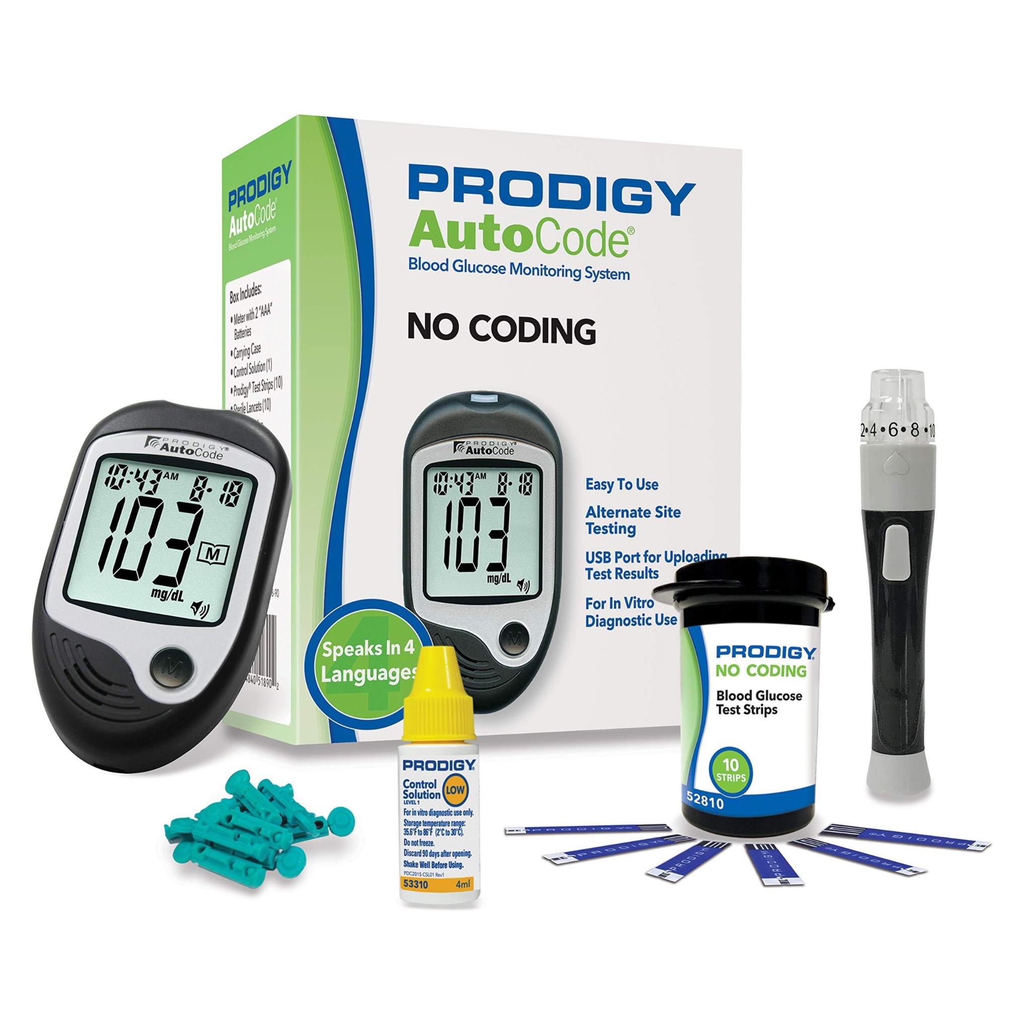 Máy đo đường huyết Prodigy Autocode Máy đo đường huyết Prodigy Autocode