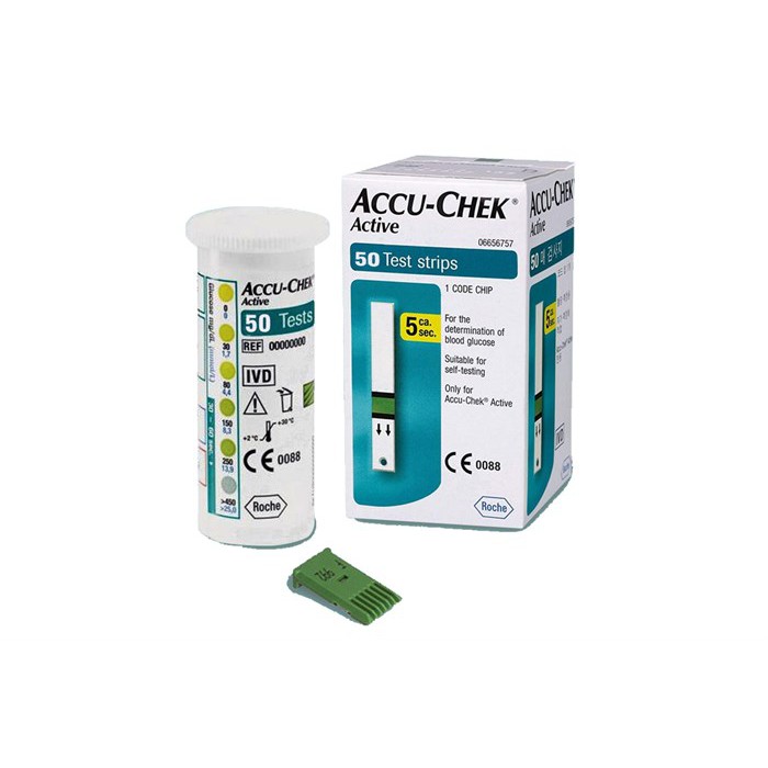 Que thử đường huyết Accu-Chek Active 50 Que thử đường huyết Accu-Chek Active 50