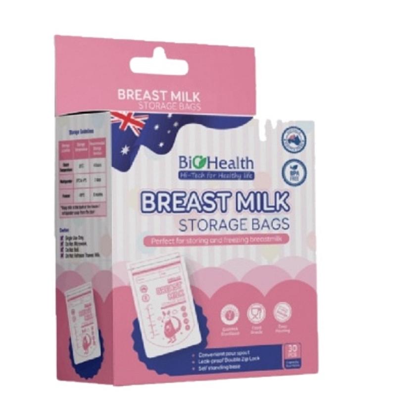 Túi trữ sữa biohealth 150ml Túi trữ sữa biohealth 150ml