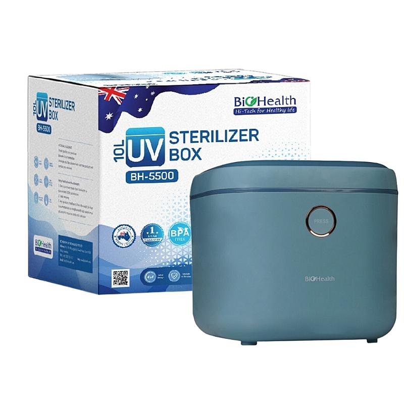 Máy tiệt trùng UV BioHealth cửa trên 10 lít BH5500 Máy tiệt trùng UV BioHealth cửa trên 10 lít BH5500