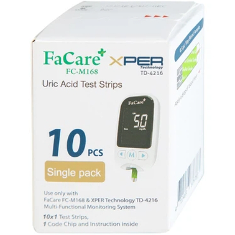 Que thử Axit Uric (Gout) FaCare FC-M168 Que thử Axit Uric (Gout) FaCare FC-M168