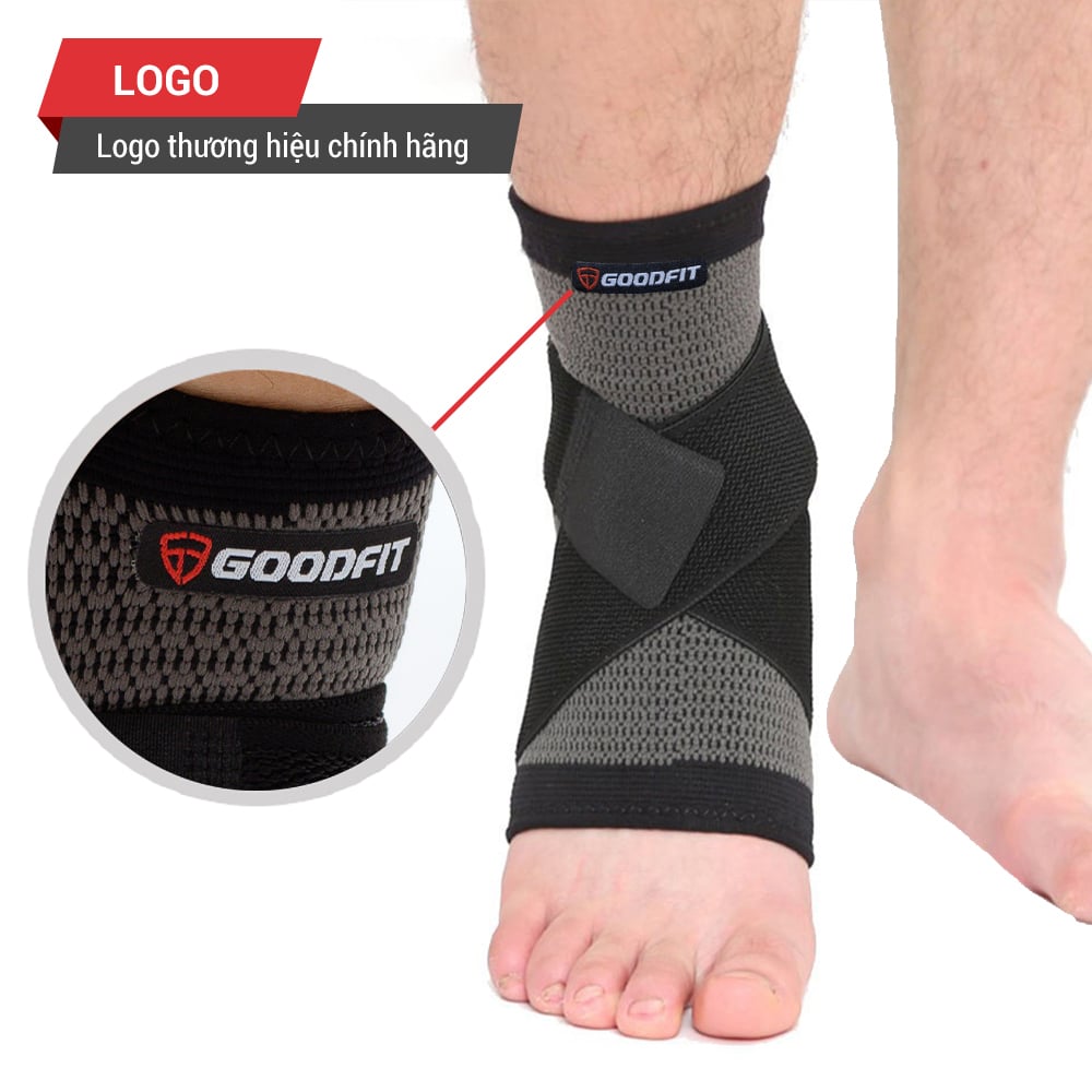Băng bảo vệ cổ chân thể thao đàn hồi GoodFit GF614A Băng bảo vệ cổ chân thể thao đàn hồi GoodFit GF614A