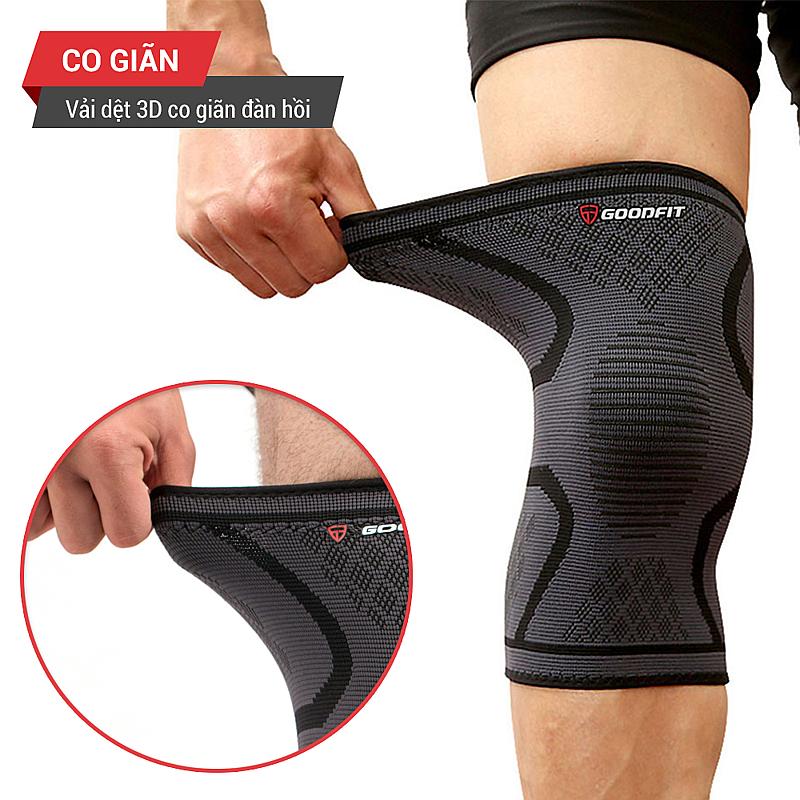 Băng đầu gối, bó gối thể thao đàn hồi GoodFit GF518K