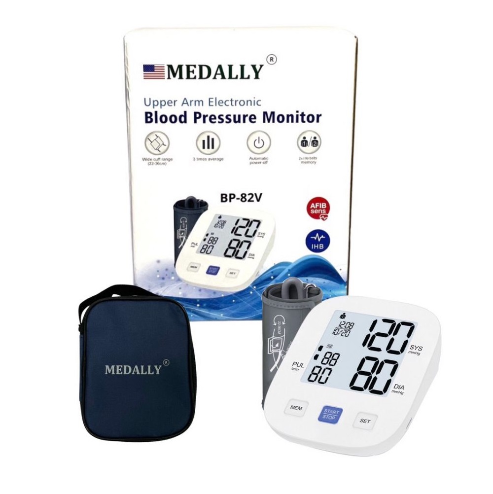 Máy đo huyết áp điện tử Medally BP-82V Máy đo huyết áp điện tử Medally BP-82V