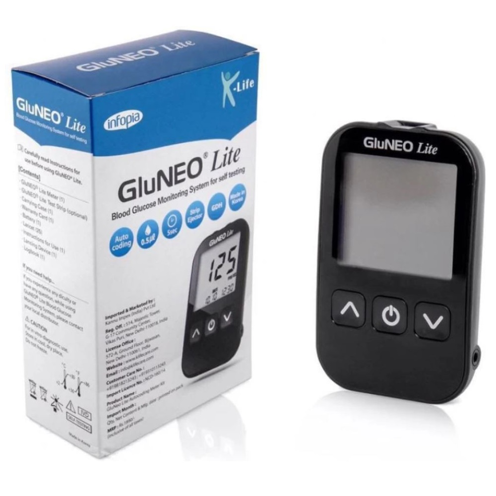 Máy đo đường huyết GluNEO Lite Máy đo đường huyết GluNEO Lite