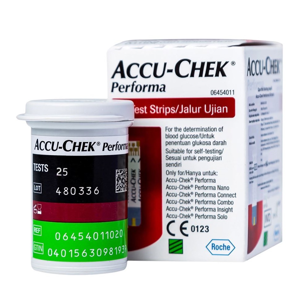 Que thử đường huyết Accu-chek Performa 25 Que thử đường huyết Accu-chek Performa 25