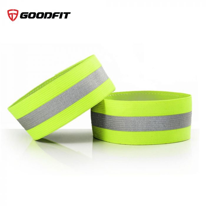 Đai phản quang chạy bộ, đạp xe đeo tay, chân GoodFit