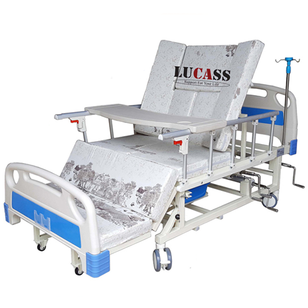Giường y tế đa chức năng 4 tay quay Lucass GB-C41 Giường y tế đa chức năng 4 tay quay Lucass GB-C41