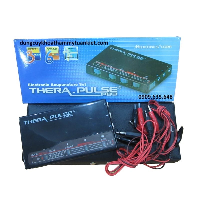 Máy châm cứu điện tử Thera Pulse PB3 Máy châm cứu điện tử Thera Pulse PB3