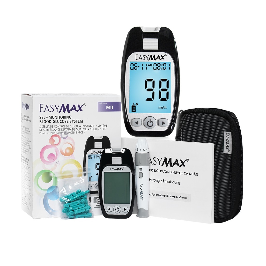 Máy đo đường huyết Easy Max MU Máy đo đường huyết Easy Max MU