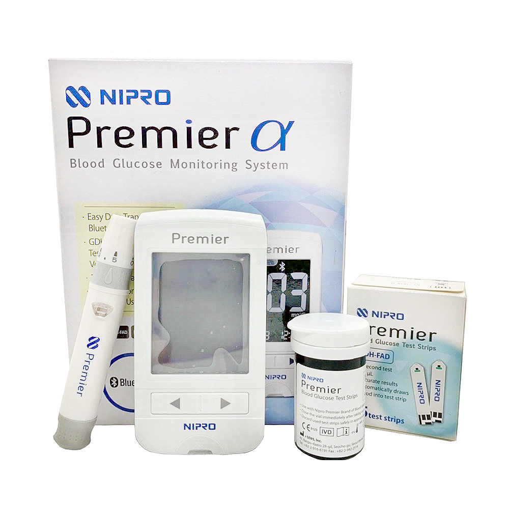Máy đo đường huyết Nipro Premier Alpha Máy đo đường huyết Nipro Premier Alpha