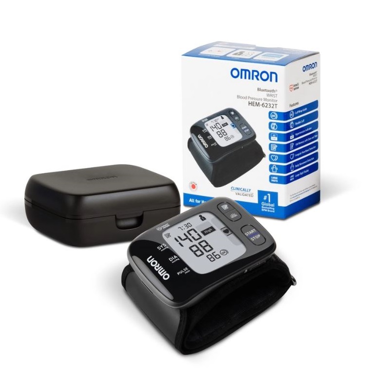 Máy Đo Huyết Áp Cổ Tay Omron HEM-6232T Máy Đo Huyết Áp Cổ Tay Omron HEM-6232T