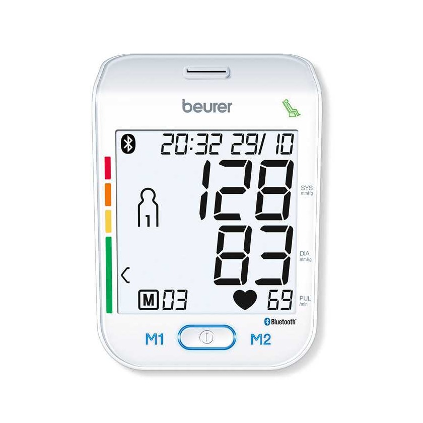 Máy đo huyết áp bắp tay có giọng nói Beurer BM77 Máy đo huyết áp bắp tay có giọng nói Beurer BM77