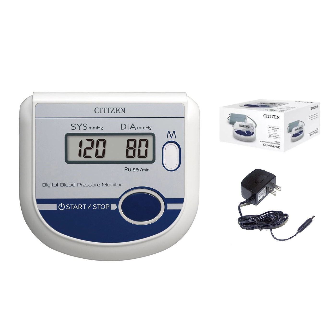 Máy đo huyết áp bắp tay Citizen CH-452AC Máy đo huyết áp bắp tay Citizen CH-452AC