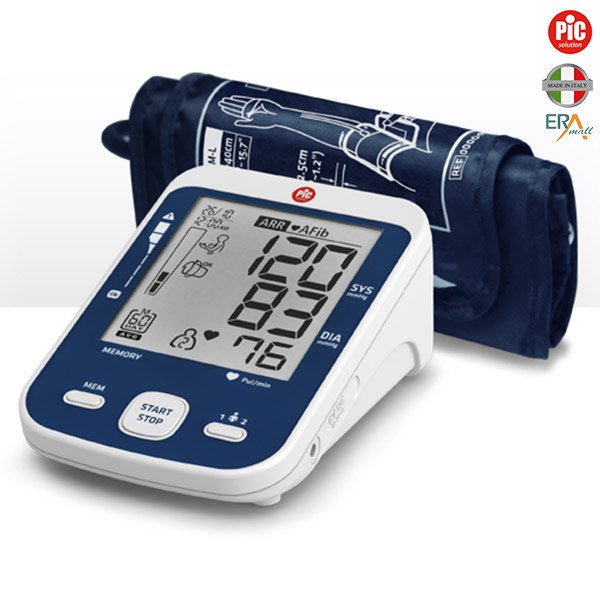 Máy đo huyết áp bắp tay cảnh báo đột qụy sớm PIC Cardio AFIB Máy đo huyết áp bắp tay cảnh báo đột qụy sớm PIC Cardio AFIB