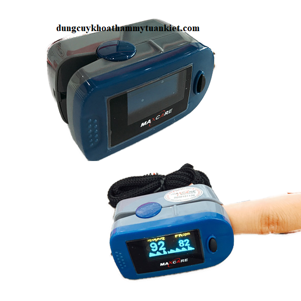 Máy đo nồng độ oxy trong máu Maxcare Max-102 Máy đo nồng độ oxy trong máu Maxcare Max-102