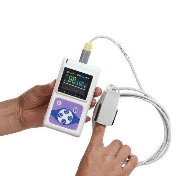 Máy đo oxy trong máu cầm tay có dây Contec CMS60D Máy đo oxy trong máu cầm tay có dây Contec CMS60D