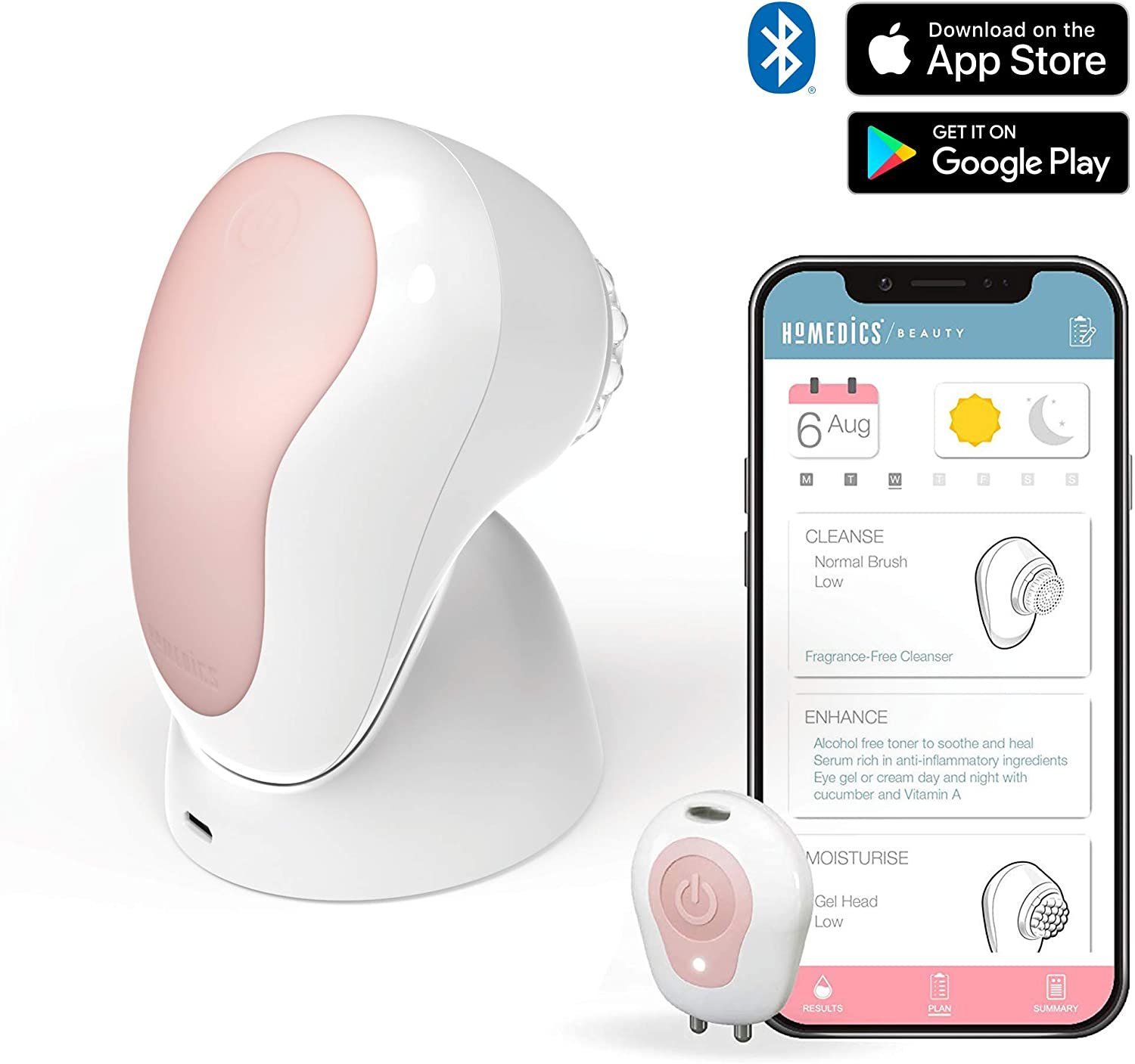 Máy rửa mặt phân tích da công nghệ siêu âm 3D chuyên nghiệp HoMedics FAC-700 Máy rửa mặt phân tích da công nghệ siêu âm 3D chuyên nghiệp HoMedics FAC-700