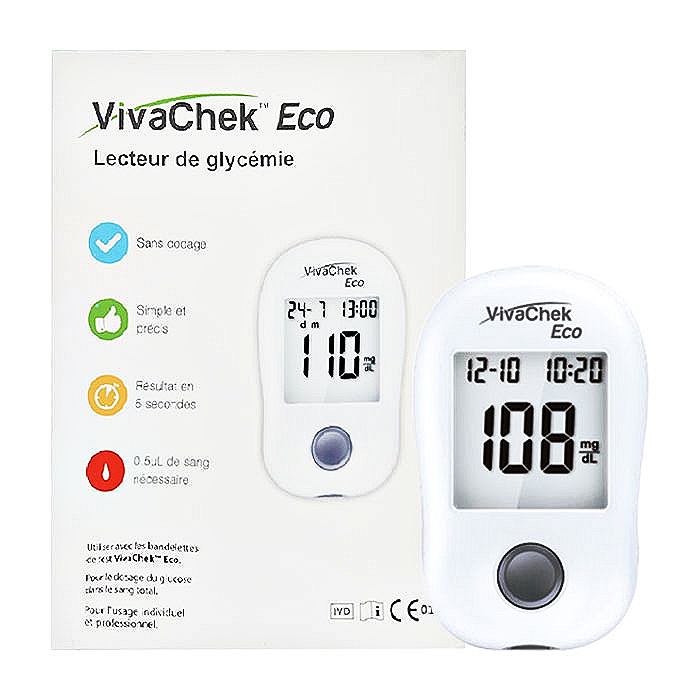 Máy đo đường huyết VivaChek Eco Máy đo đường huyết VivaChek Eco
