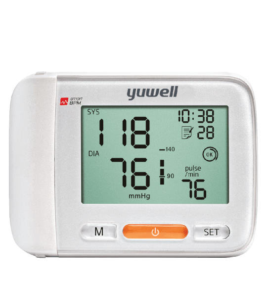 Máy đo huyết áp điện tử cổ tay Yuwell YE8600A Máy đo huyết áp điện tử cổ tay Yuwell YE8600A