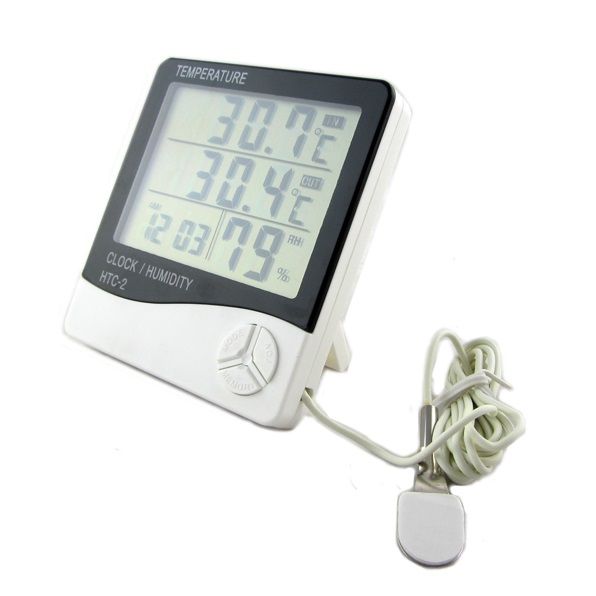 Nhiệt ẩm kế điện tử có dây HTC-2 Nhiệt ẩm kế điện tử có dây HTC-2