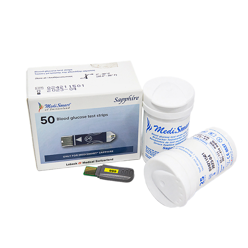 Que thử đường huyết Medismart Sapphire 50 Que thử đường huyết Medismart Sapphire 50