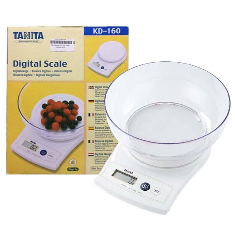 Cân Điện Tử 2kg Tanita KD-160 Cân Điện Tử 2kg Tanita KD-160