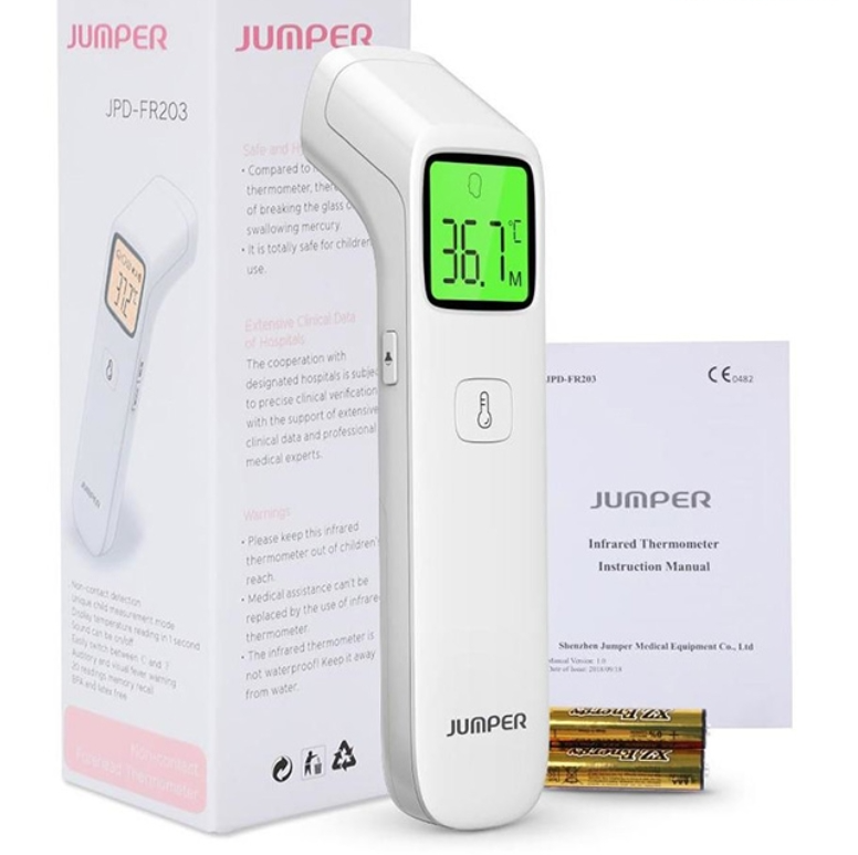 Nhiệt kế hồng ngoại không tiếp xúc đa năng Jumper FR203 Nhiệt kế hồng ngoại không tiếp xúc đa năng Jumper FR203