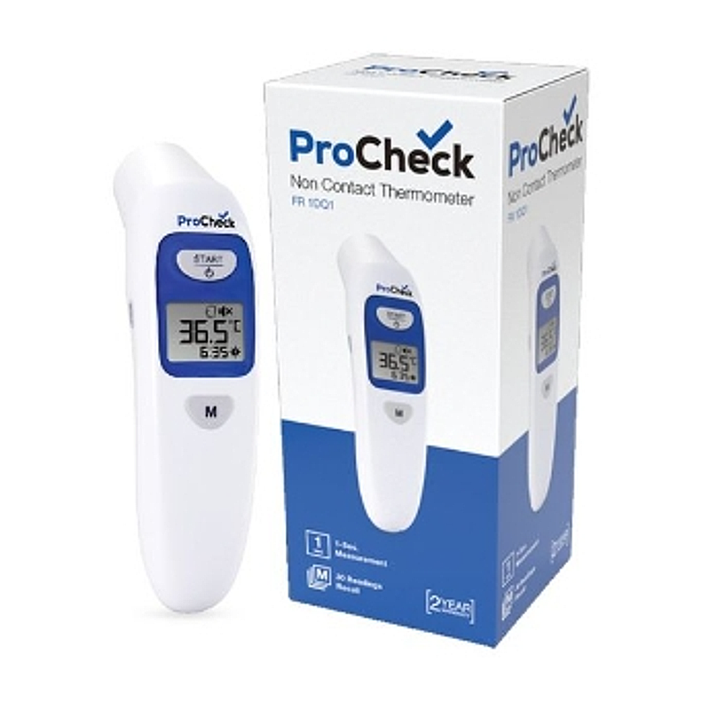 Nhiệt kế điện tử đo trán hồng ngoại Procheck FR1DQ1 - Đo 1 giây an toàn chính xác Nhiệt kế điện tử đo trán hồng ngoại Procheck FR1DQ1 - Đo 1 giây an toàn chính xác