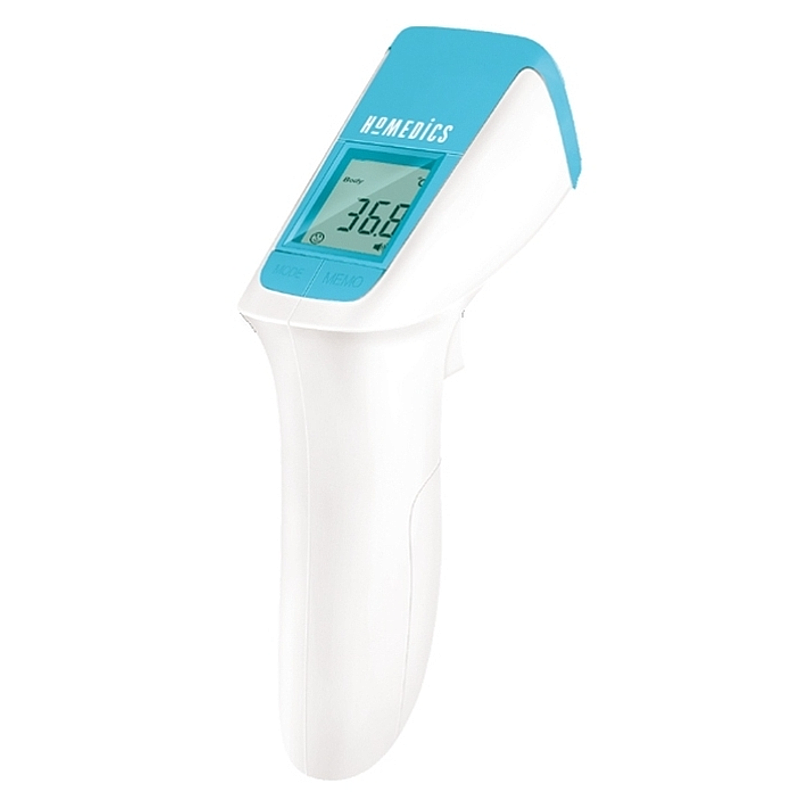 Nhiệt kế hồng ngoại không tiếp xúc USA chứng nhận FDA Hoa Kỳ HoMedics TE-350-EU Nhiệt kế hồng ngoại không tiếp xúc USA chứng nhận FDA Hoa Kỳ HoMedics TE-350-EU