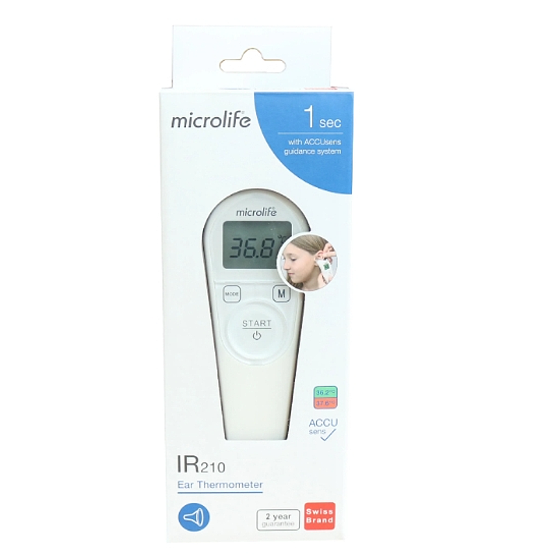 Nhiệt kế hồng ngoại đo tai Microlife IR 210 Nhiệt kế hồng ngoại đo tai Microlife IR 210
