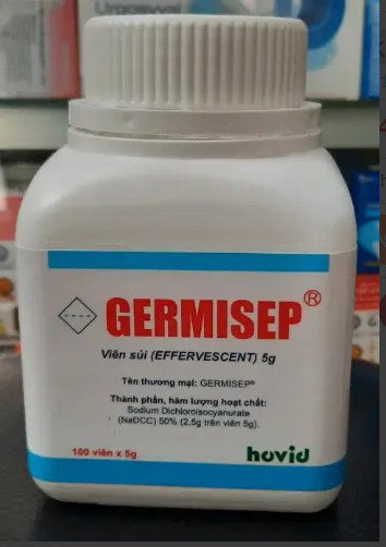 Viên sát khuẩn Germisep 5g Viên sát khuẩn Germisep 5g
