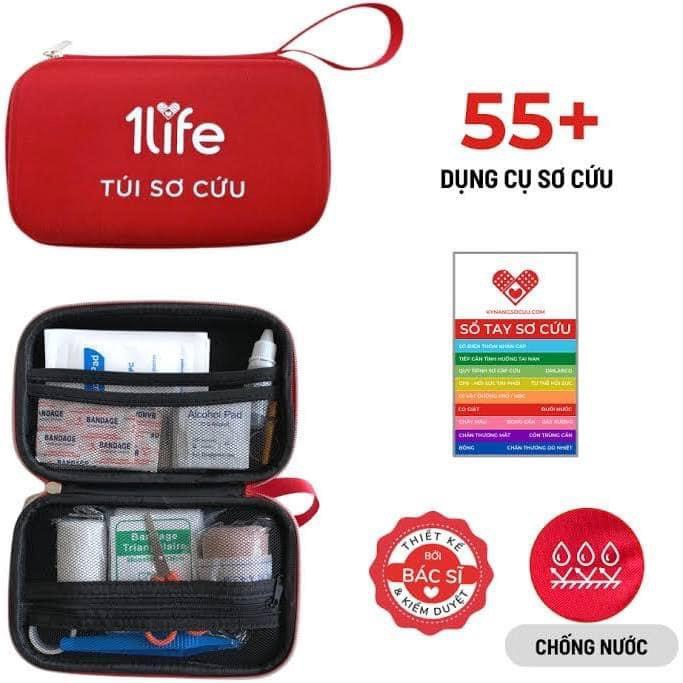 Túi sơ cứu cá nhân, xe máy, du lịch 55 dụng cụ 1Life - Daily First Aid Kit Túi sơ cứu cá nhân, xe máy, du lịch 55 dụng cụ 1Life - Daily First Aid Kit
