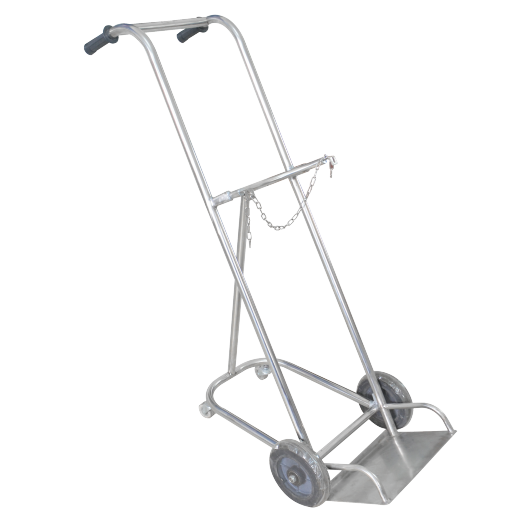 Xe đẩy bình oxy 6 khối inox loại dày Xe đẩy bình oxy 6 khối inox loại dày
